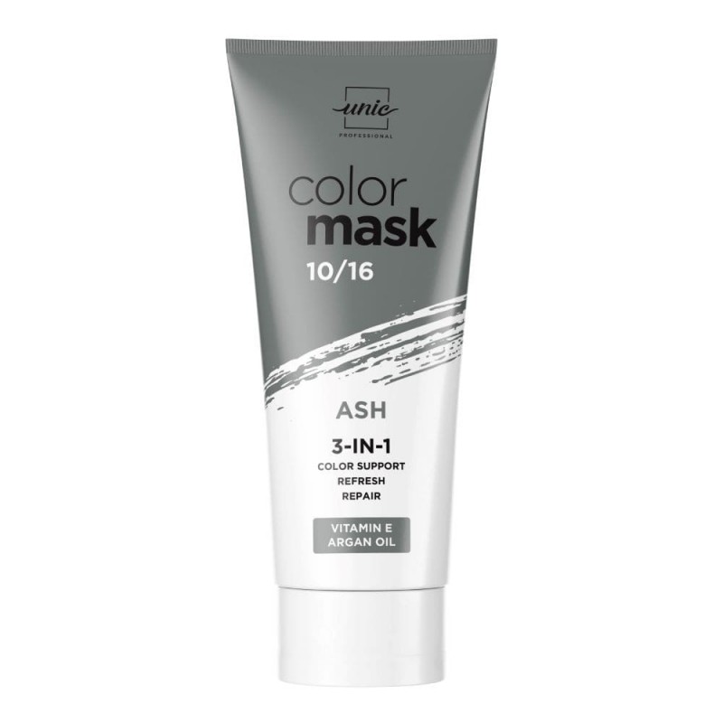 Masca nuantatoare 3 in 1 pentru par 10/16 Gri Color Mask Crystal Unic Professional, 250 ml