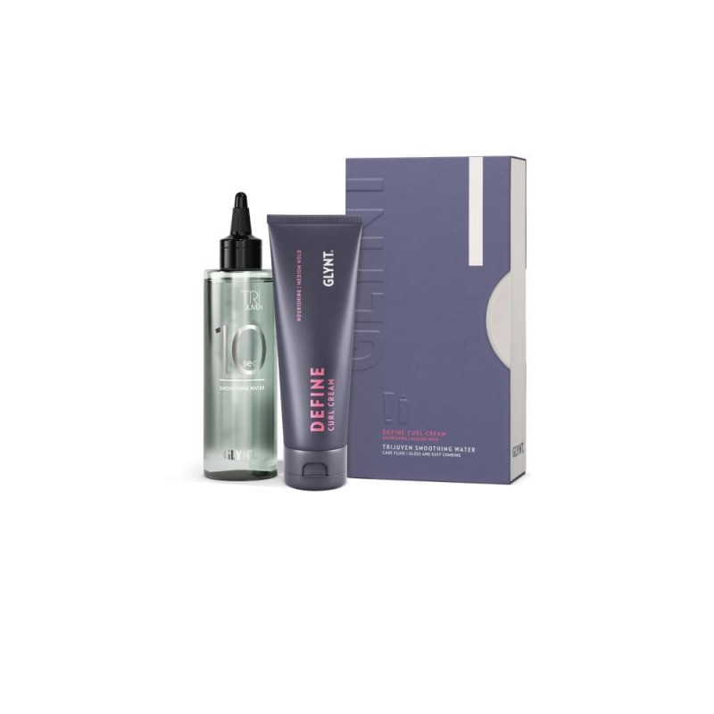 SET pentru par cret CURL Christmas 2024 GLYNT, (sampon 250 ml, 10 sec Trijuven 200 ml)