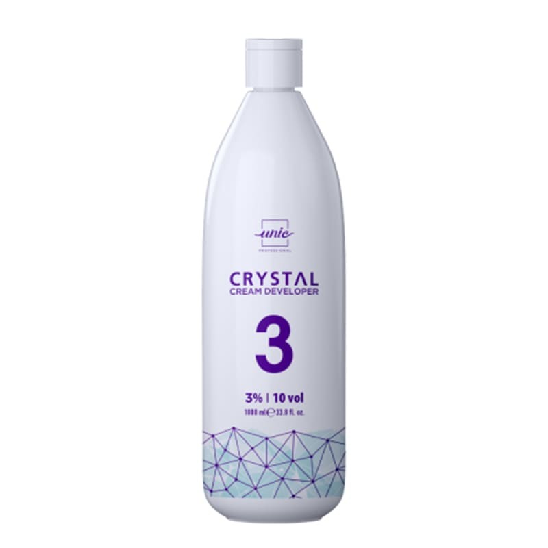 Oxidant 3% (10 vol) Crystal Color Unic Professional, 1000 ml