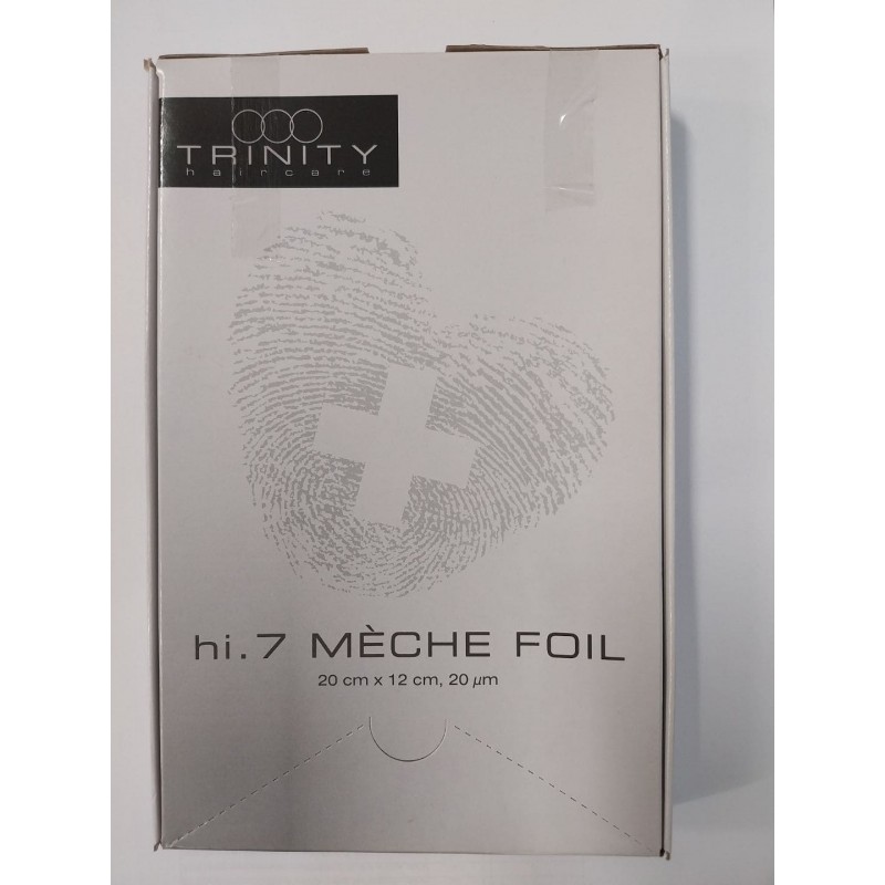 Set foile de aluminiu, 12x20 cm 20 microni, Trinity Haircare