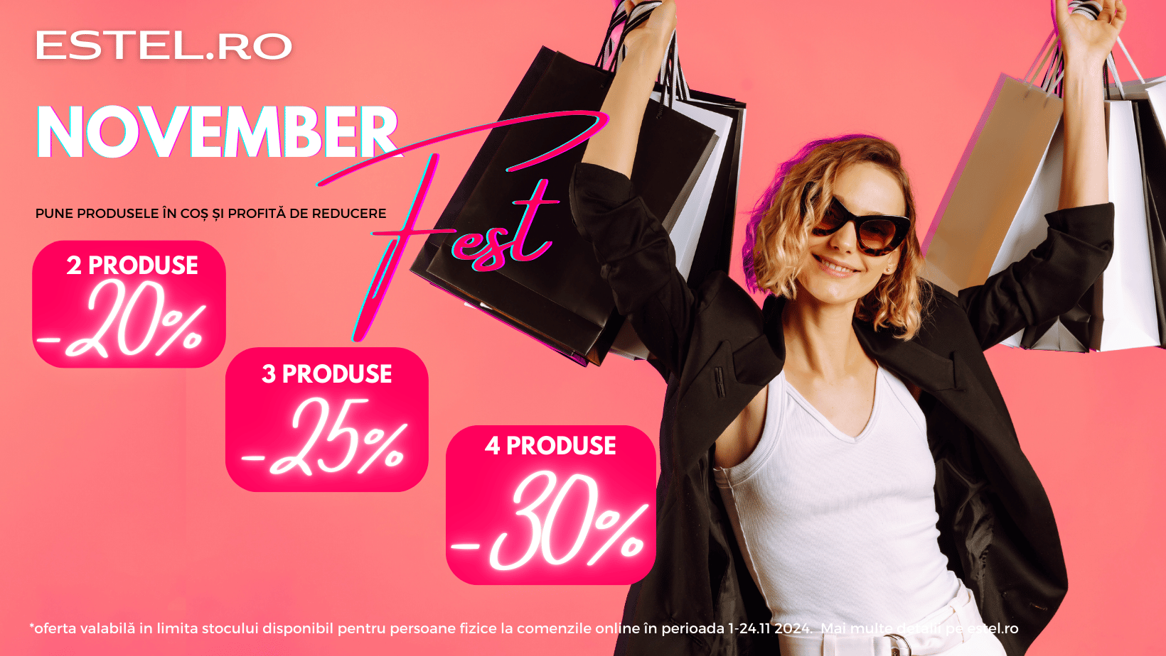 Novemberfest - 30% reducere la cosul de cumparaturi!